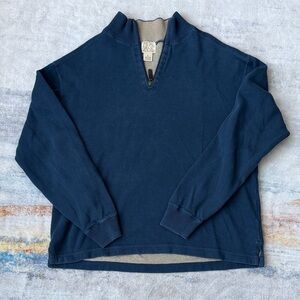 Jos. A. Bank Men's Navy Zip-Up Sweater